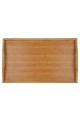 ESTIA ΔΙΣΚΟΣ ΣΕΡΒΙΡΙΣΜΑΤΟΣ BAMBOO ESSENTIALS 50x30x21cm ΜΕ ΑΝΑΔΙΠΛΟΥΜΕΝΑ ΠΟΔΙΑ