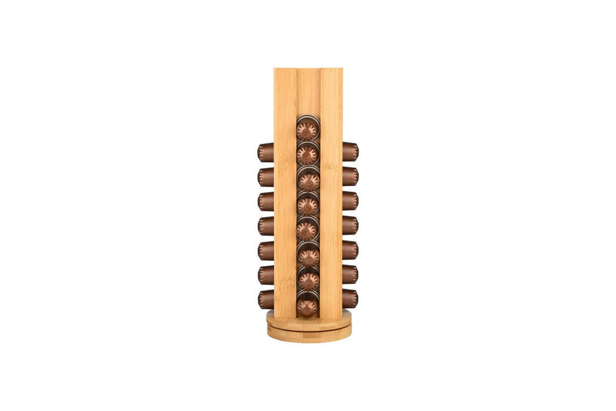 ESTIA ΒΑΣΗ ΓΙΑ ΚΑΨΟΥΛΕΣ ESPRESSO BAMBOO ESSENTIALS 36 ΘΕΣΕΩΝ ΠΕΡΙΣΤΡΕΦΟΜΕΝΗ ESTIA ΒΑΣΗ ΓΙΑ ΚΑΨΟΥΛΕΣ ESPRESSO BAMBOO ESSENTIALS 36 ΘΕΣΕΩΝ ΠΕΡΙΣΤΡΕΦΟΜΕΝΗ