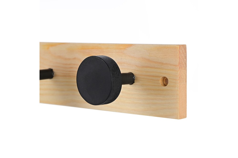 ESTIA ΚΡΕΜΑΣΤΡΑ ΤΟΙΧΟΥ ΞΥΛΙΝΗ 40x6x6cm 4 ΘΕΣΕΩΝ