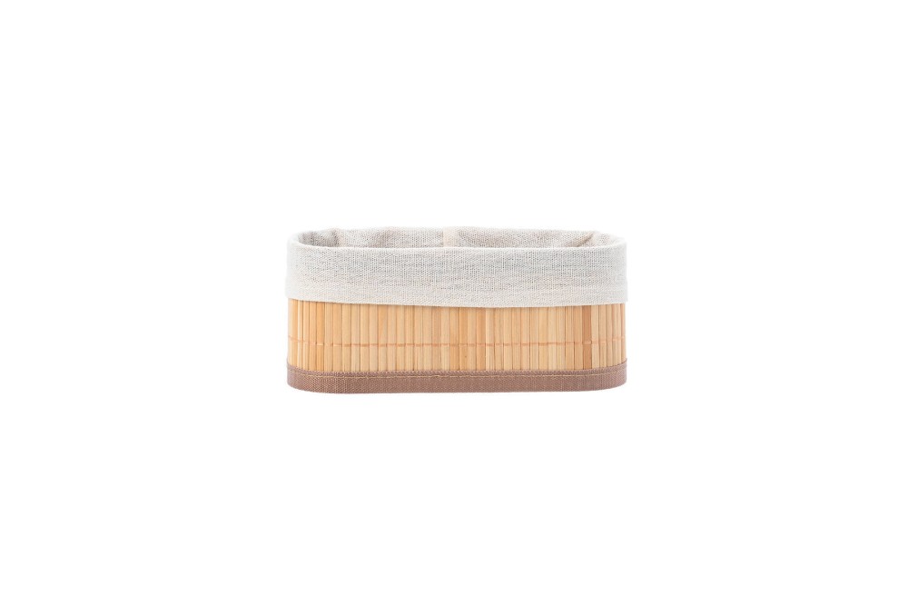 ESTIA ΚΑΛΑΘΙ ΟΡΓΑΝΩΣΗΣ BAMBOO ESSENTIALS 19.5x10cm ME ΕΠΕΝΔΥΣΗ