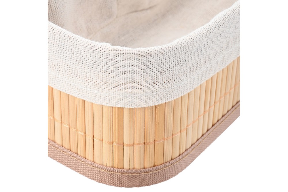 ESTIA ΚΑΛΑΘΙ ΟΡΓΑΝΩΣΗΣ BAMBOO ESSENTIALS 19.5x10cm ME ΕΠΕΝΔΥΣΗ