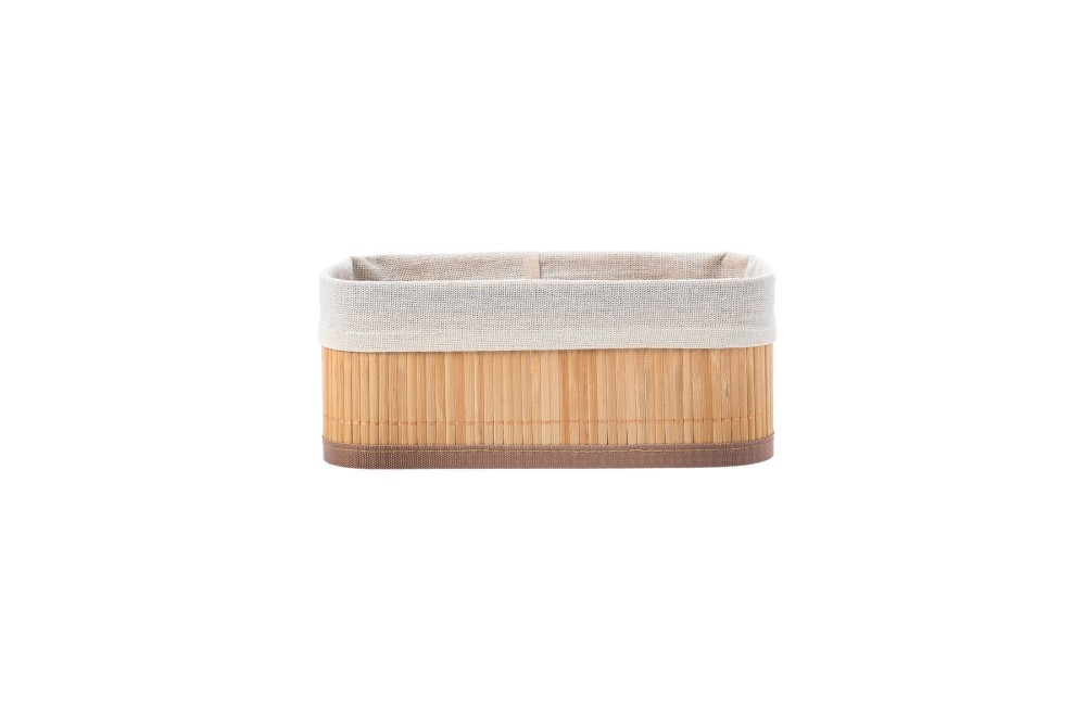 ESTIA ΚΑΛΑΘΙ ΟΡΓΑΝΩΣΗΣ BAMBOO ESSENTIALS 24.5x10cm ME ΕΠΕΝΔΥΣΗ