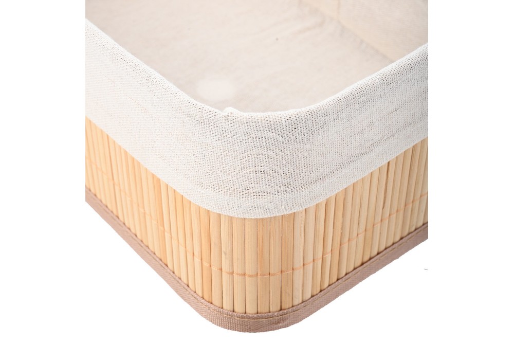 ESTIA ΚΑΛΑΘΙ ΟΡΓΑΝΩΣΗΣ BAMBOO ESSENTIALS 24.5x10cm ME ΕΠΕΝΔΥΣΗ