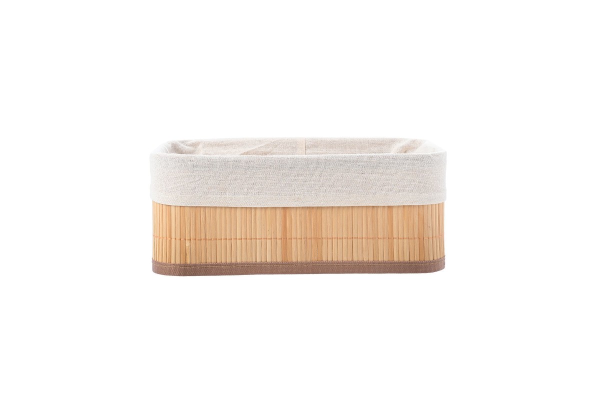 ESTIA ΚΑΛΑΘΙ ΟΡΓΑΝΩΣΗΣ BAMBOO ESSENTIALS 30x20cm ME ΕΠΕΝΔΥΣΗ