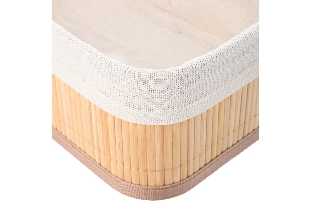 ESTIA ΚΑΛΑΘΙ ΟΡΓΑΝΩΣΗΣ BAMBOO ESSENTIALS 30x20cm ME ΕΠΕΝΔΥΣΗ