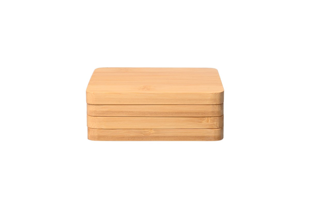 ESTIA ΣΟΥΒΕΡ BAMBOO ESSENTIALS 11x11cm ΜΕ ΘΗΚΗ 5 ΤΕΜ.