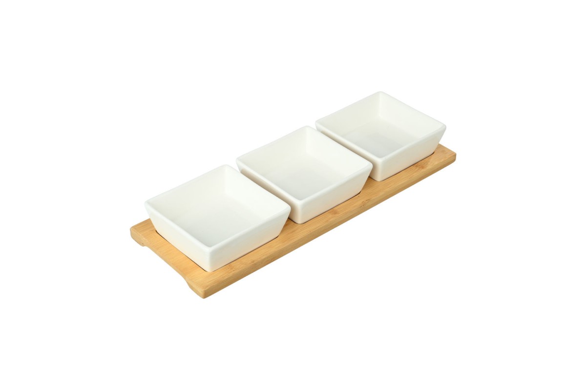 ESTIA ΜΠΟΛΑΚΙΑ BAMBOO ESSENTIALS ΜΕ ΒΑΣΗ BAMBOO ΣΕΤ 4 ΤΕΜ.
