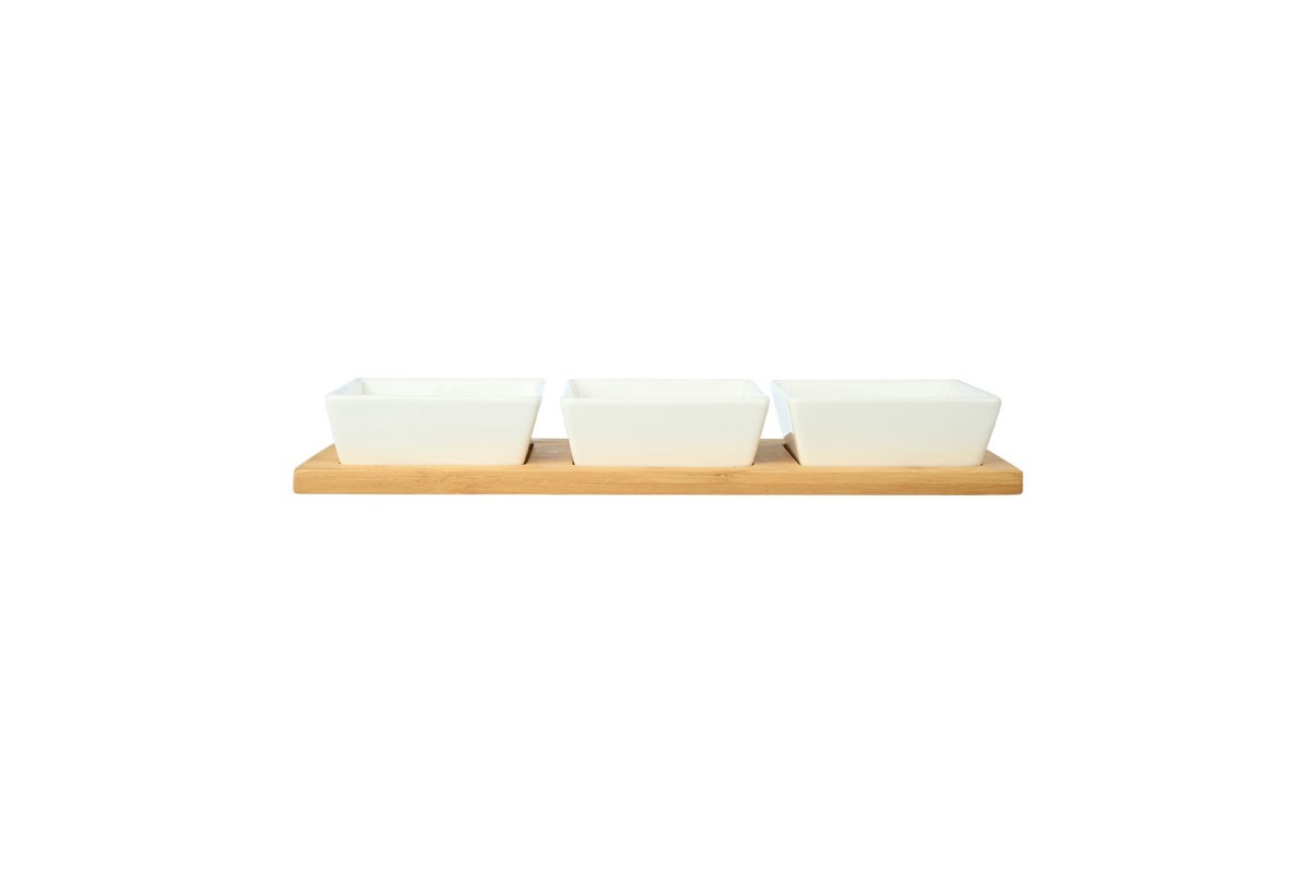 ESTIA ΜΠΟΛΑΚΙΑ BAMBOO ESSENTIALS ΜΕ ΒΑΣΗ BAMBOO ΣΕΤ 4 ΤΕΜ.