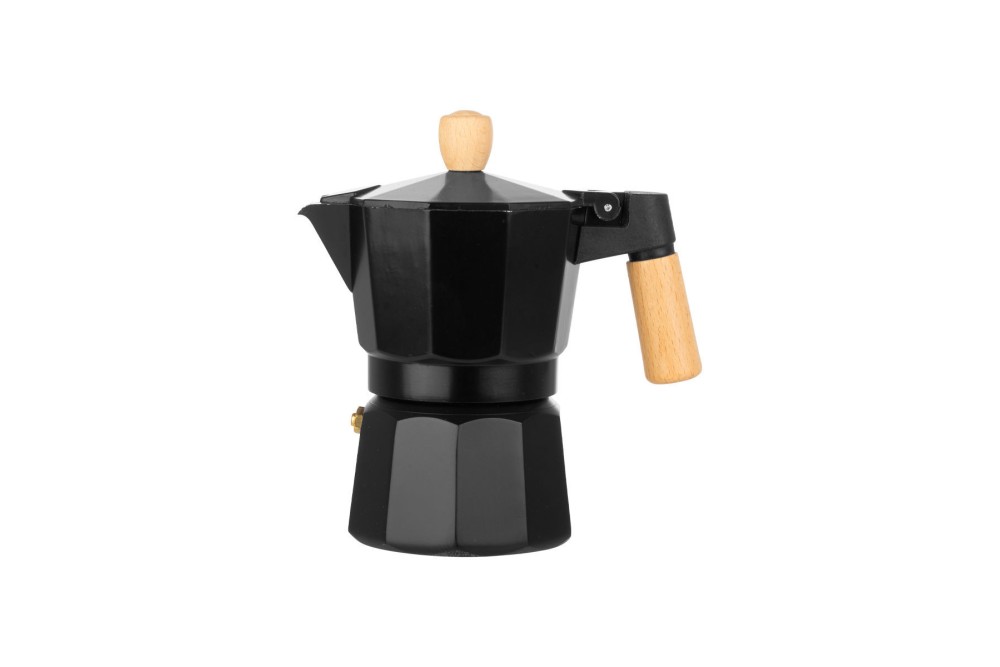 ESTIA ΜΠΡΙΚΙ ESPRESSO 300ml ΜΕ ΣΩΜΑ ΑΛΟΥΜΙΝΙΟΥ ΜΑΥΡΟ