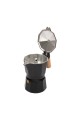 ESTIA ΜΠΡΙΚΙ ESPRESSO 300ml ΜΕ ΣΩΜΑ ΑΛΟΥΜΙΝΙΟΥ ΜΑΥΡΟ