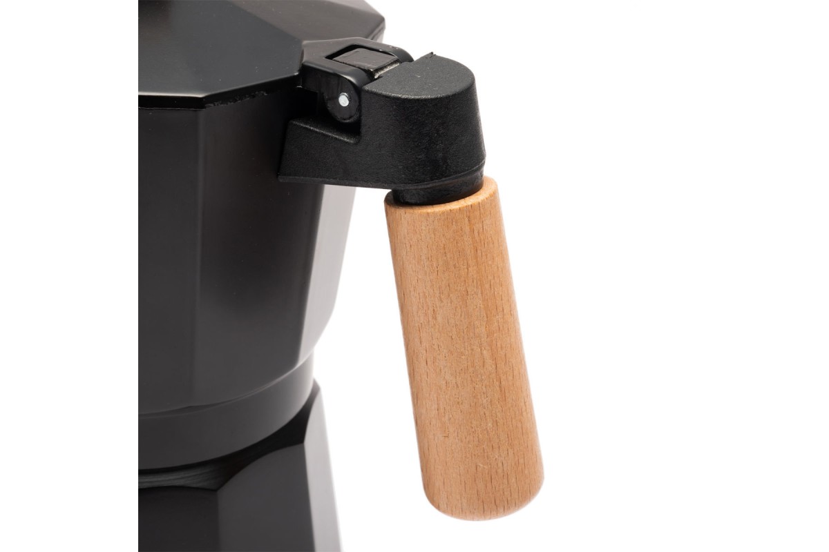 ESTIA ΜΠΡΙΚΙ ESPRESSO 300ml ΜΕ ΣΩΜΑ ΑΛΟΥΜΙΝΙΟΥ ΜΑΥΡΟ