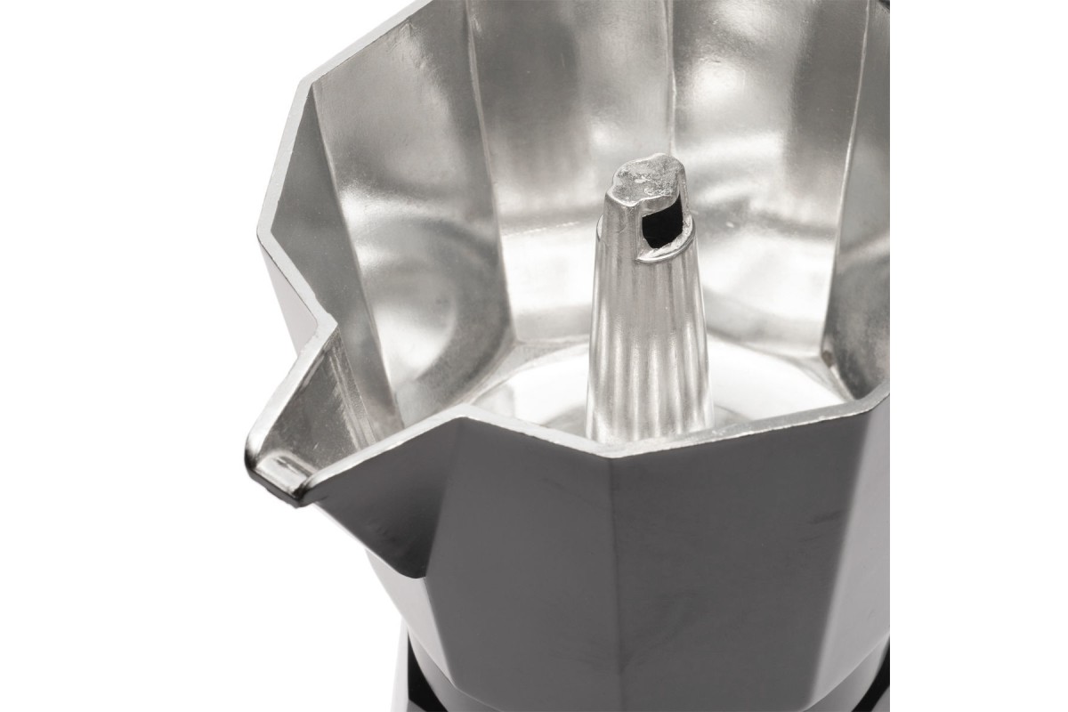 ESTIA ΜΠΡΙΚΙ ESPRESSO 300ml ΜΕ ΣΩΜΑ ΑΛΟΥΜΙΝΙΟΥ ΜΑΥΡΟ
