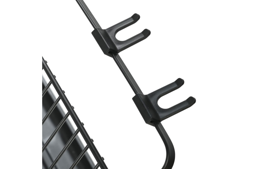 ESTIA ΠΙΑΤΟΘΗΚΗ ΑΝΑΔΙΠΛΟΥΜΕΝΗ ΜΕΤΑΛΛΙΚΗ ΜΑΥΡΗ 2 ΕΠΙΠΕΔΩΝ