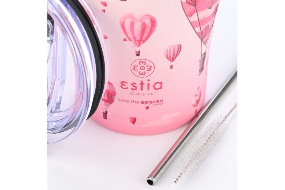 ESTIA ΘΕΡΜΟΣ COFFEE MUG SAVE THE AEGEAN 350ml LOVE ASCEND