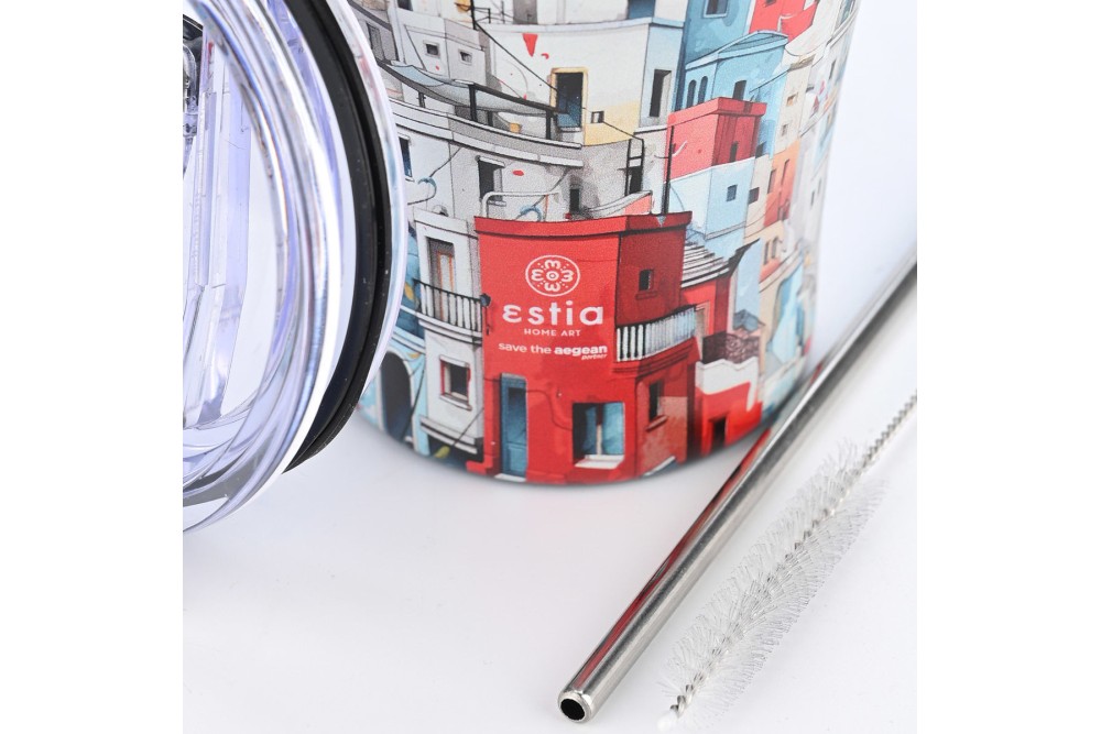 ESTIA ΘΕΡΜΟΣ COFFEE MUG SAVE THE AEGEAN 350ml URBAN MYTHOS