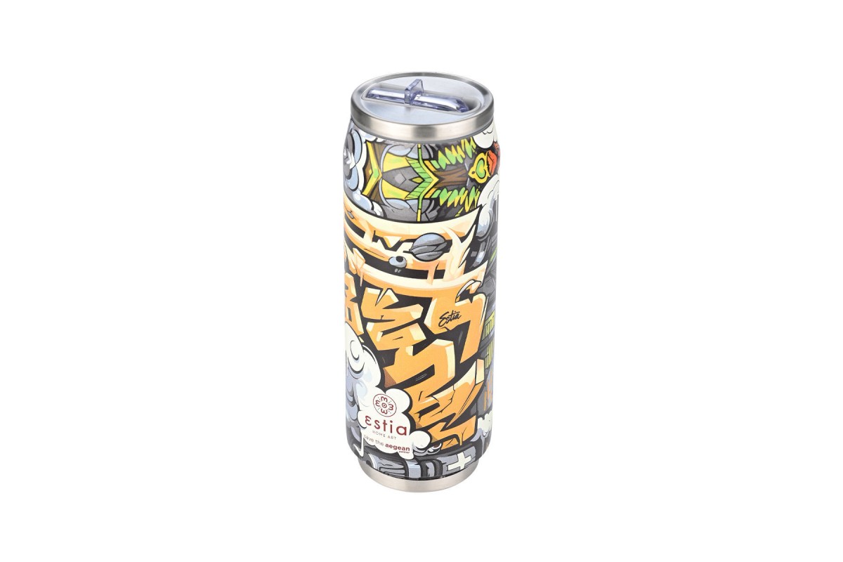 ESTIA ΘΕΡΜΟΣ TRAVEL CUP SAVE THE AEGEAN 500ml GRAFFITI RHYTHM