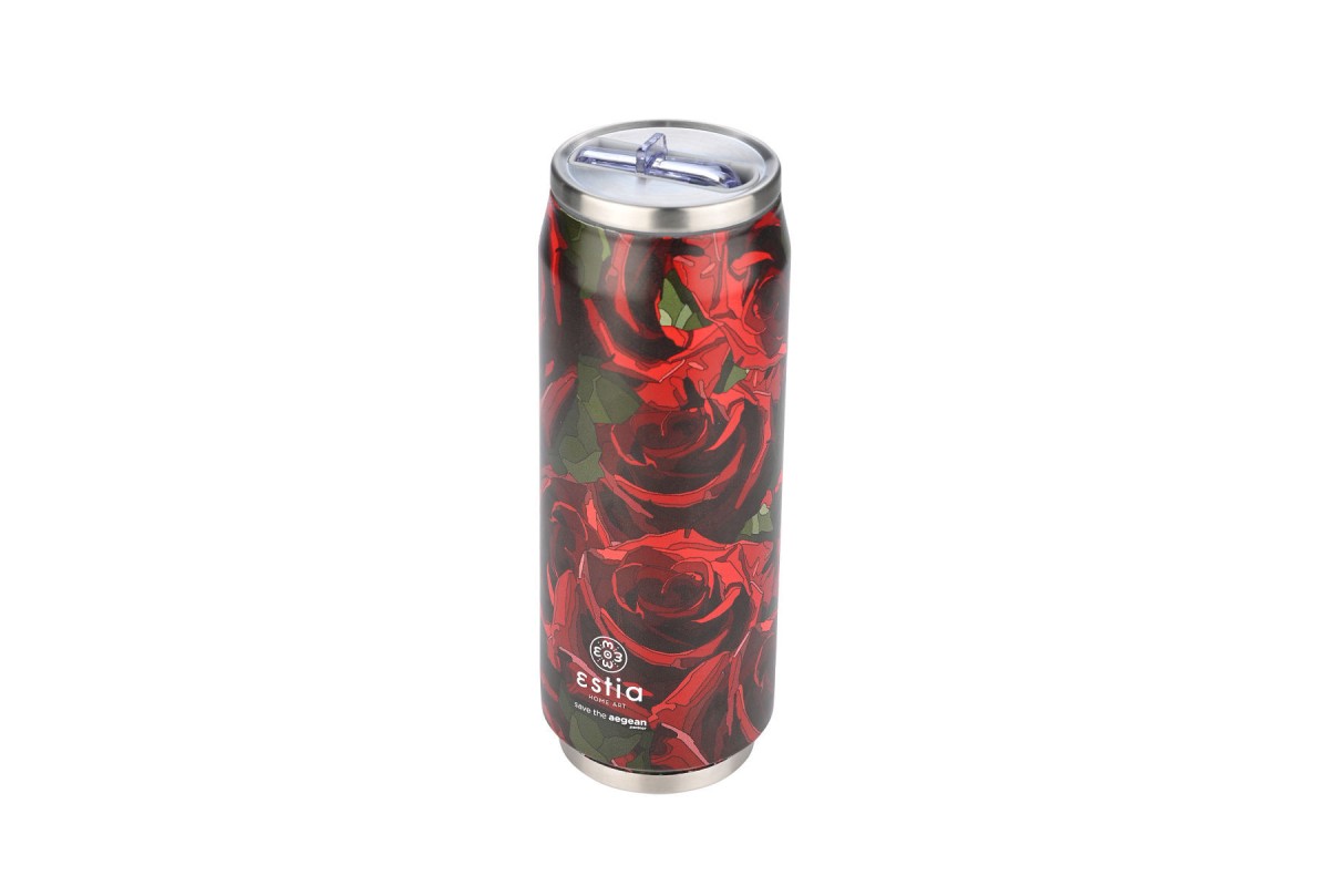 ESTIA ΘΕΡΜΟΣ TRAVEL CUP SAVE THE AEGEAN 500ml TWILIGHT ROSE