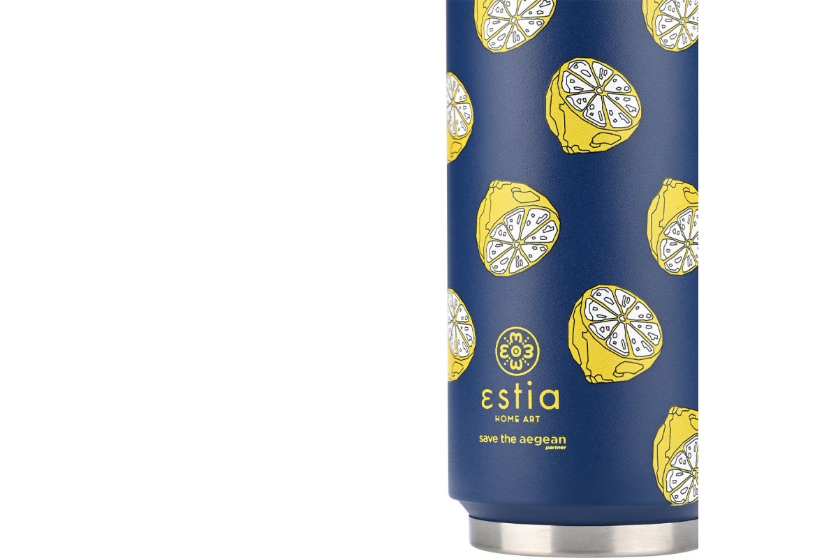 ESTIA ΘΕΡΜΟΣ TRAVEL CUP SAVE THE AEGEAN 500ml CITRUS INFUSION