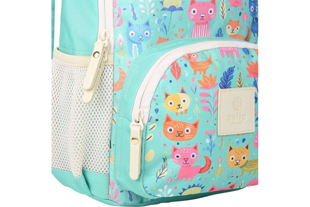 ESTIA ΤΣΑΝΤΑ ΠΛΑΤΗΣ ΠΑΙΔΙΚΗ 10lt FELINE FOLIAGE