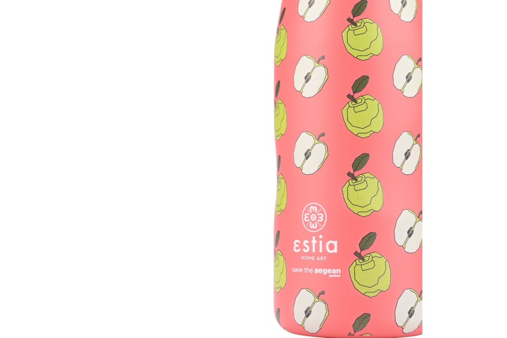 ESTIA ΘΕΡΜΟΣ TRAVEL FLASK SAVE THE AEGEAN 500ml APPLE ODYSSEY