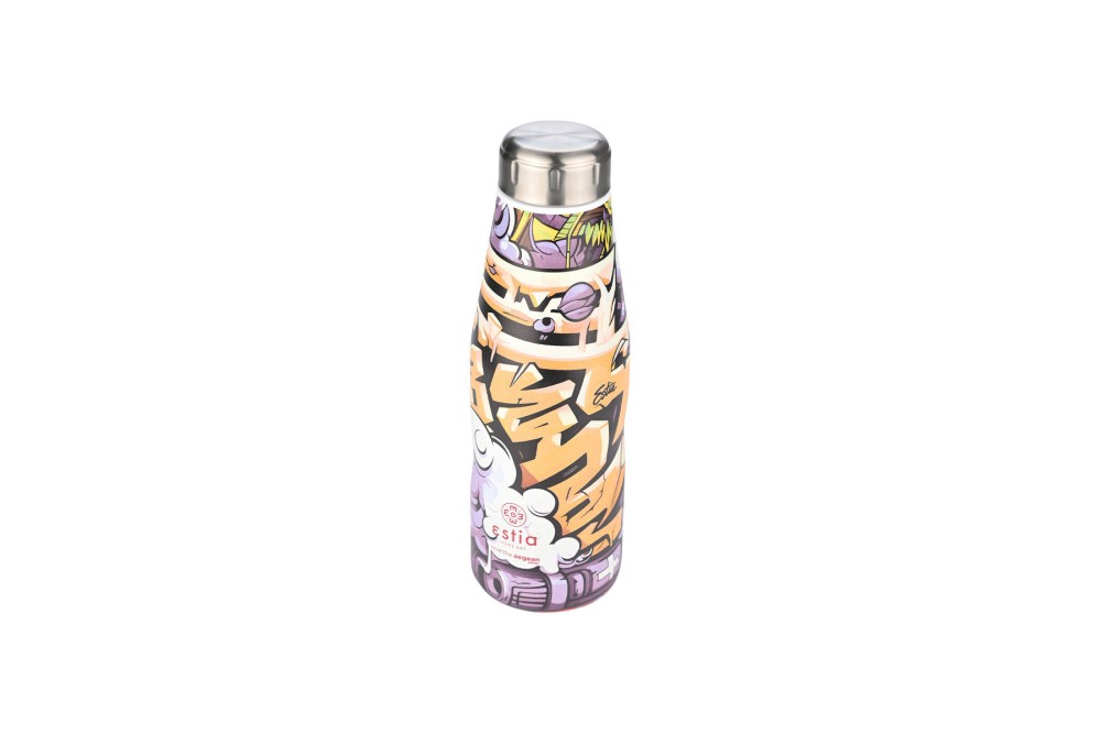 ESTIA ΘΕΡΜΟΣ TRAVEL FLASK SAVE THE AEGEAN 500ml GRAFFITI RHYTHM