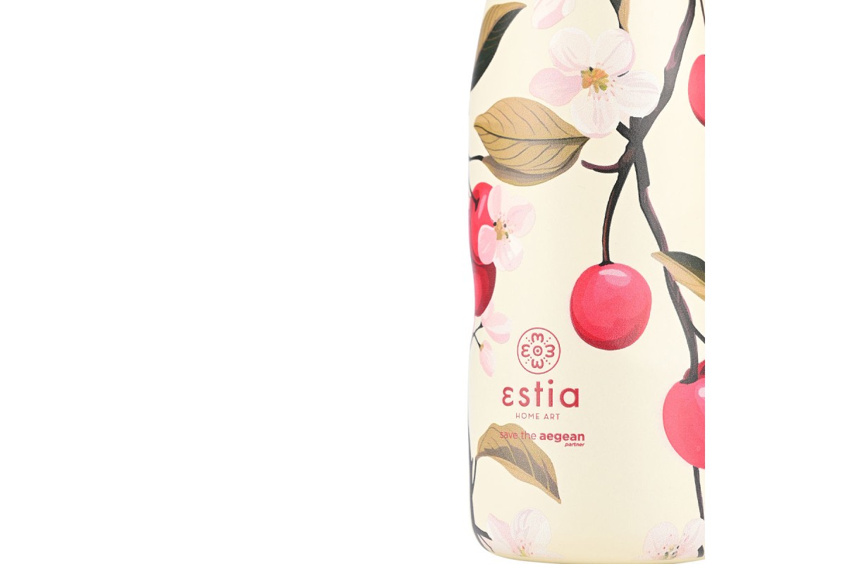 ESTIA ΘΕΡΜΟΣ TRAVEL FLASK SAVE THE AEGEAN 500ml SAKURA WHISPER