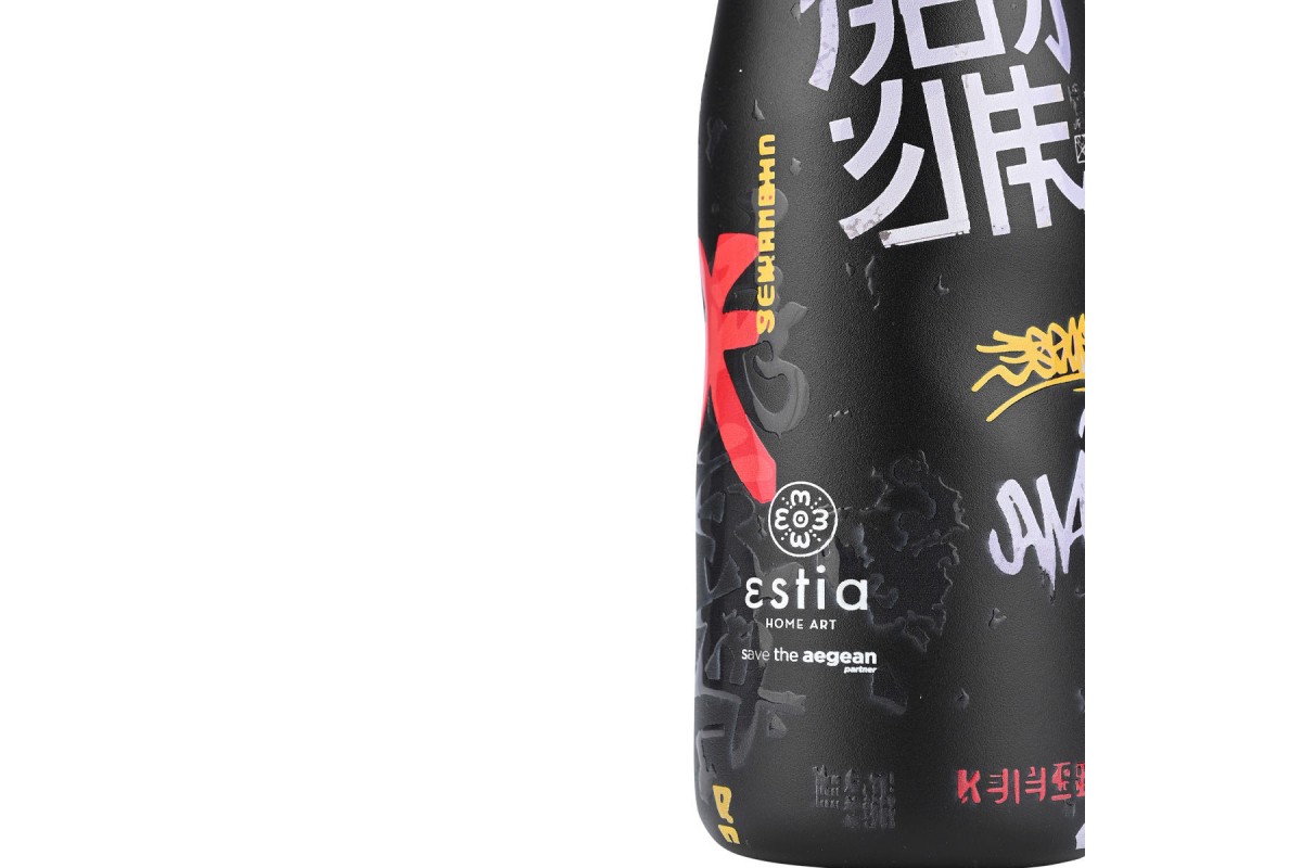 ESTIA ΘΕΡΜΟΣ TRAVEL FLASK SAVE THE AEGEAN 500ml TOKYO UNDERGROUND ESTIA ΘΕΡΜΟΣ TRAVEL FLASK SAVE THE AEGEAN 500ml TOKYO UNDERGROUND