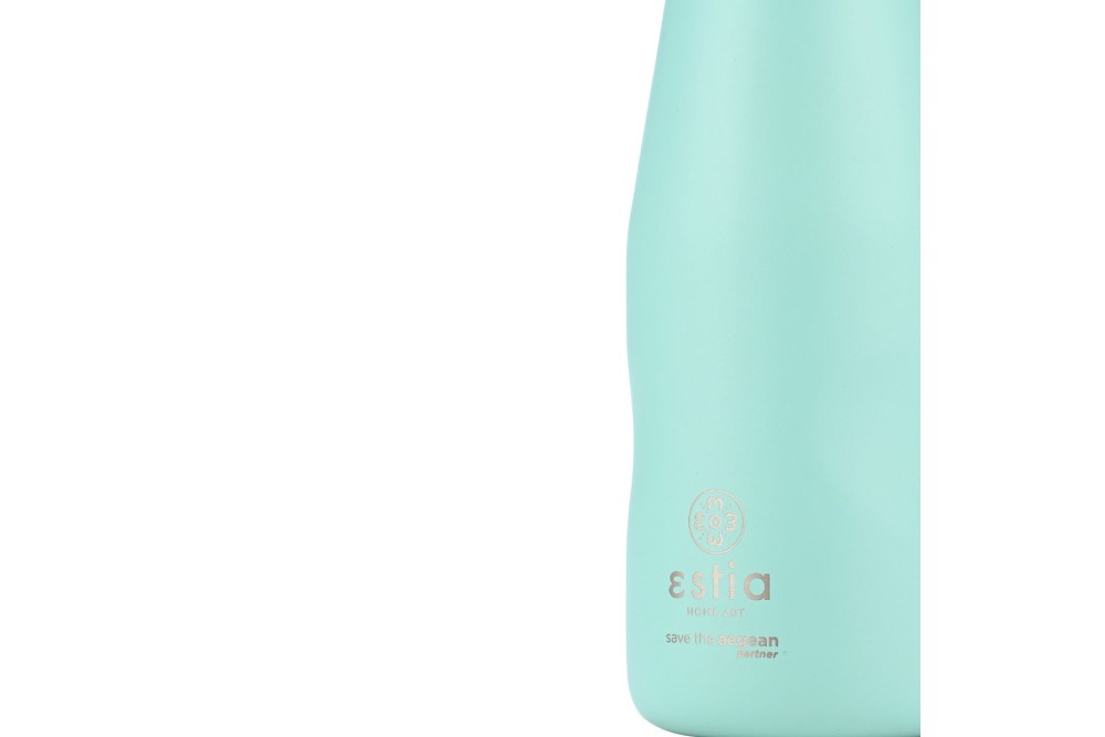 ESTIA ΘΕΡΜΟΣ TRAVEL FLASK SAVE THE AEGEAN 350ml BERMUDA GREEN