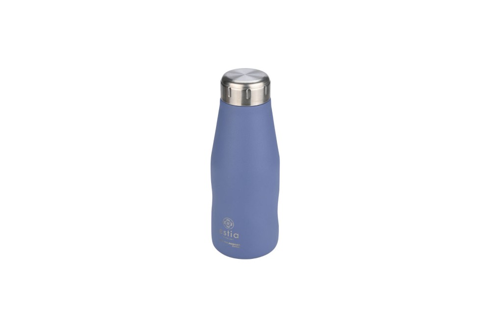 ESTIA ΘΕΡΜΟΣ TRAVEL FLASK SAVE THE AEGEAN 350ml DENIM BLUE
