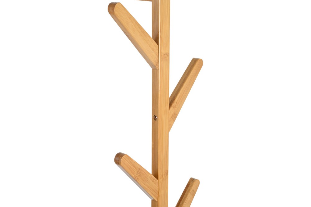 ESTIA ΚΡΕΜΑΣΤΡΑ ΤΟΙΧΟΥ BAMBOO ΚΑΘΕΤΗ 6 ΘΕΣΕΩΝ ΜΕ ΠΛΑΚΕ ΓΑΝΤΖΟΥΣ