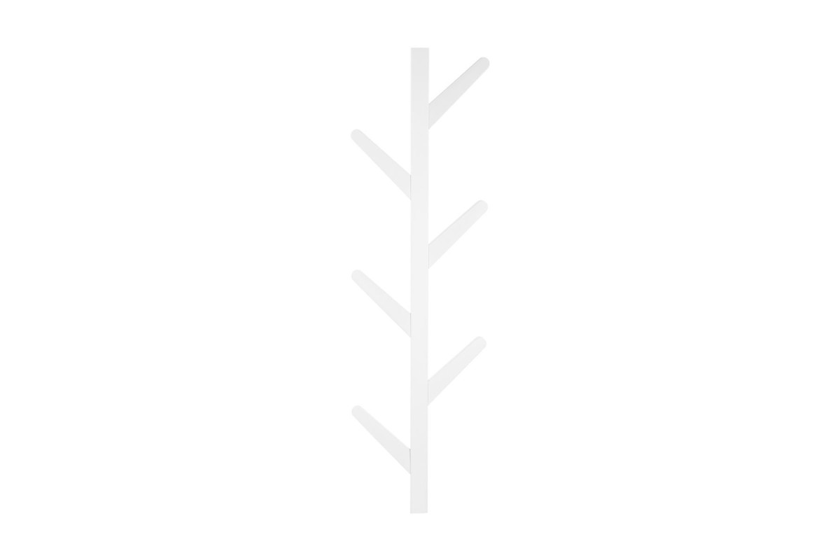 ESTIA ΚΡΕΜΑΣΤΡΑ ΤΟΙΧΟΥ BAMBOO ΚΑΘΕΤΗ 6 ΘΕΣΕΩΝ ΜΕ ΠΛΑΚΕ ΓΑΝΤΖΟΥΣ ΛΕΥΚΗ