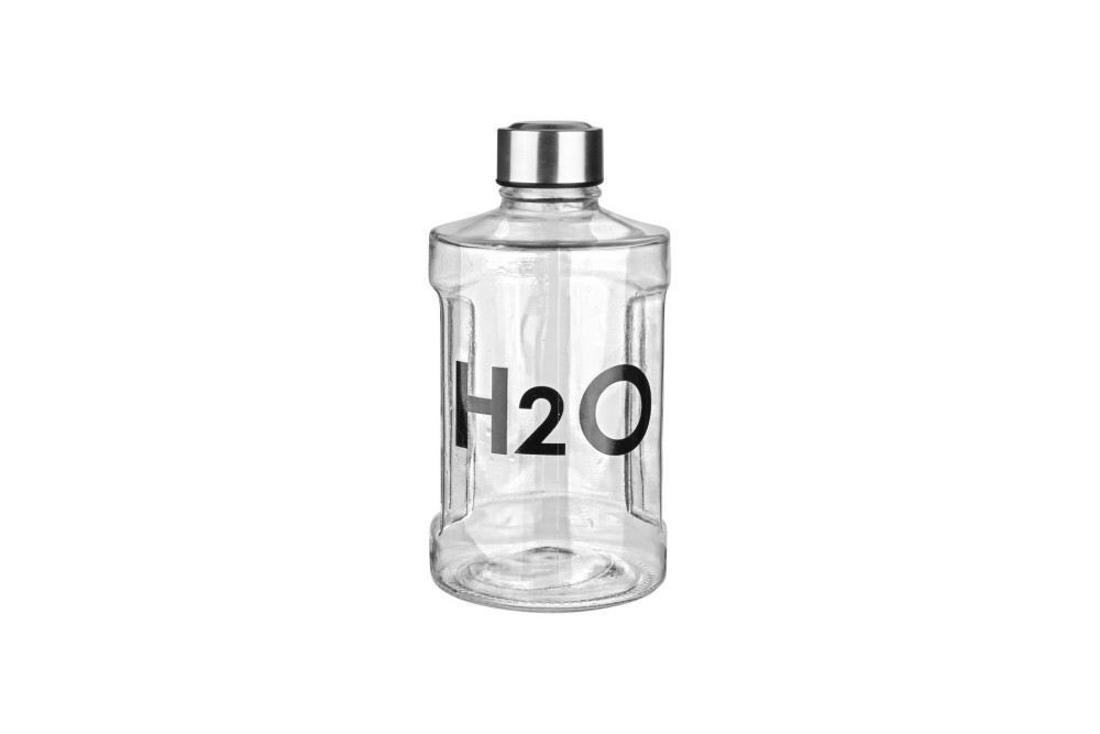 ESTIA ΜΠΟΥΚΑΛΙ ΓΥΑΛΙΝΟ 900ml ΜΕ ΜΕΤΑΛΛΙΚΟ ΚΑΠΑΚΙ