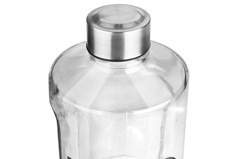 ESTIA ΜΠΟΥΚΑΛΙ ΓΥΑΛΙΝΟ 900ml ΜΕ ΜΕΤΑΛΛΙΚΟ ΚΑΠΑΚΙ