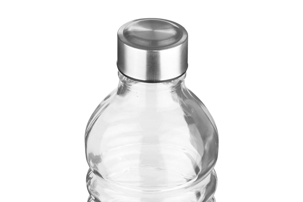 ESTIA ΜΠΟΥΚΑΛΙ ΓΥΑΛΙΝΟ 1250ml ΜΕ ΜΕΤΑΛΛΙΚΟ ΚΑΠΑΚΙ