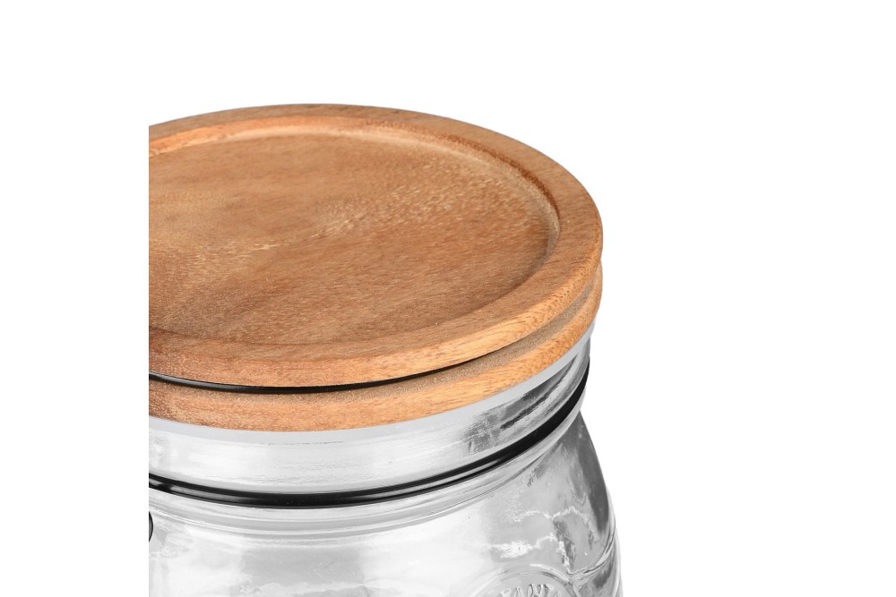 ESTIA ΔΟΧΕΙΟ ΑΠΟΘΗΚΕΥΣΗΣ ALLURE ΓΥΑΛΙΝΟ 750ml ΜΕ ΚΛΙΠ ΚΑΠΑΚΙ