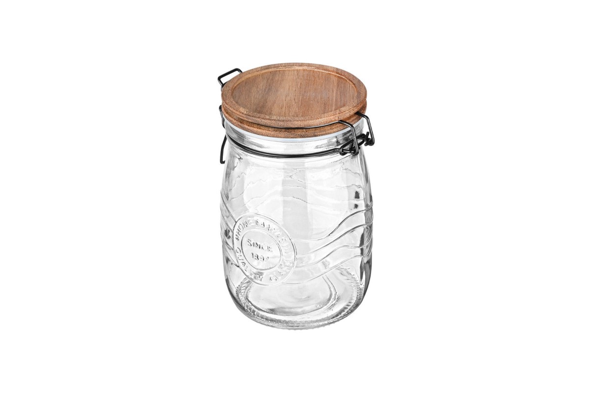 ESTIA ΔΟΧΕΙΟ ΑΠΟΘΗΚΕΥΣΗΣ ALLURE ΓΥΑΛΙΝΟ 1000ml ΜΕ ΚΛΙΠ ΚΑΠΑΚΙ ESTIA ΔΟΧΕΙΟ ΑΠΟΘΗΚΕΥΣΗΣ ALLURE ΓΥΑΛΙΝΟ 1000ml ΜΕ ΚΛΙΠ ΚΑΠΑΚΙ