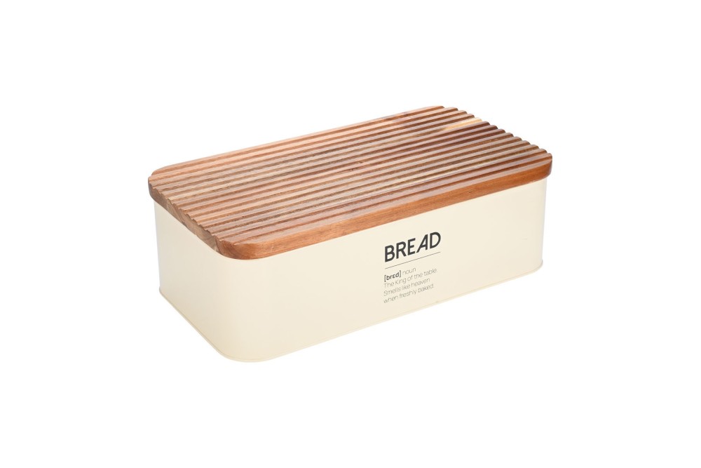 ESTIA ΨΩΜΙΕΡΑ ALLURE ΜΕΤΑΛΛΙΚΗ 42x23x13cm IVORY