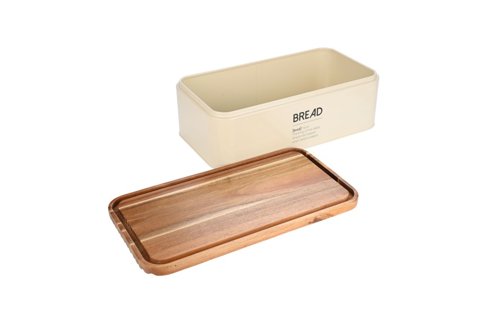 ESTIA ΨΩΜΙΕΡΑ ALLURE ΜΕΤΑΛΛΙΚΗ 42x23x13cm IVORY