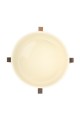 ESTIA ΣΑΛΑΤΙΕΡΑ ALLURE 28cm ΜΕ ΒΑΣΗ  IVORY
