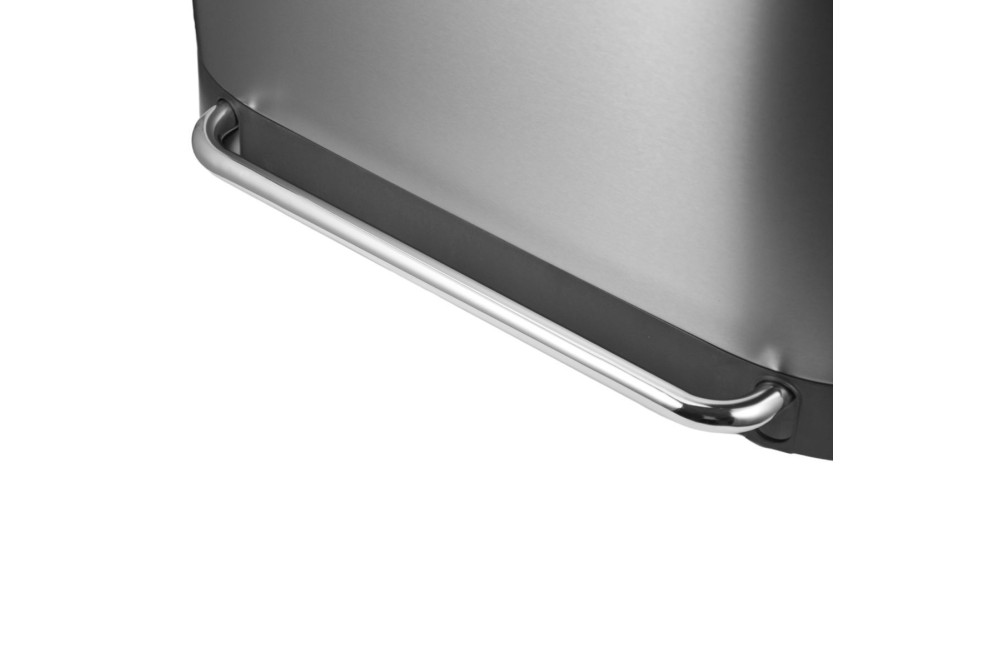 ESTIA ΚΑΔΟΣ ΑΠΟΡΡΙΜΑΤΩΝ DUOPRIME SOFT CLOSE 60lt ΜΕ ΔΥΟ ΔΟΧΕΙΑ 30&30lt INOX