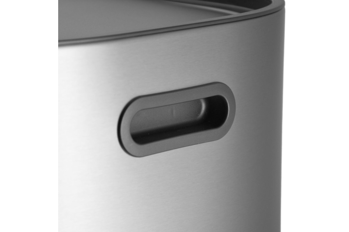 ESTIA ΚΑΔΟΣ ΑΠΟΡΡΙΜΑΤΩΝ DUOPRIME SOFT CLOSE 60lt ΜΕ ΔΥΟ ΔΟΧΕΙΑ 30&30lt INOX