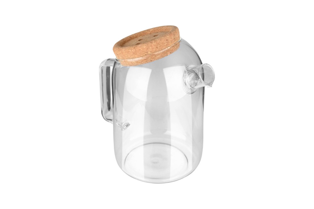 ESTIA ΚΑΝΑΤΑ ΓΥΑΛΙΝΗ 1200ml ΜΕ ΚΑΠΑΚΙ ΦΕΛΛΟΥ