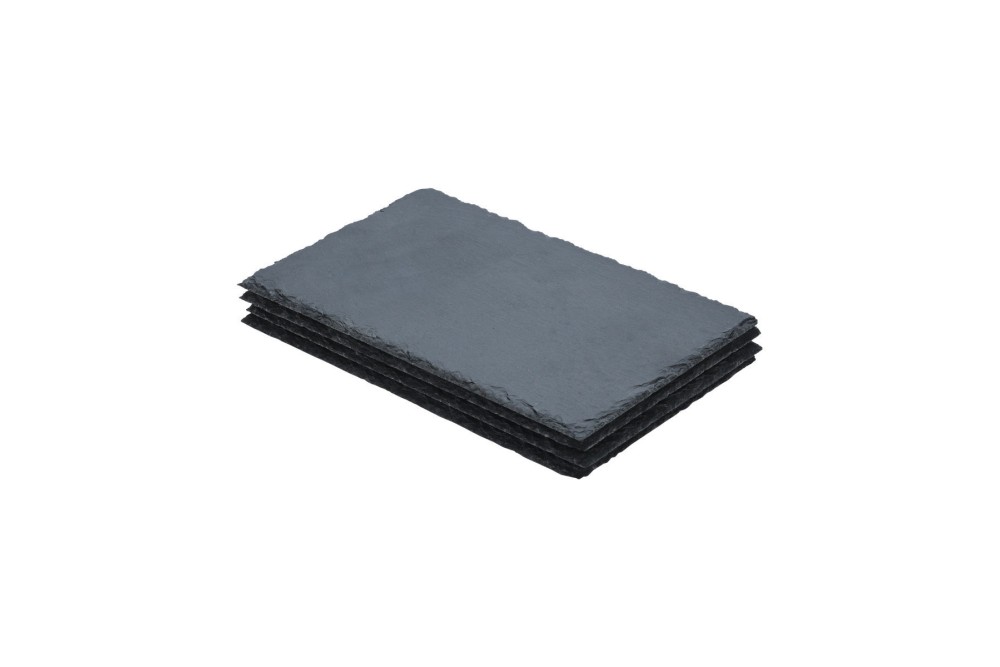 ESTIA ΠΛΑΤΩ ΣΕΡΒΙΡΙΣΜΑΤΟΣ ΣΧΙΣΤΟΛΙΘΟΥ 22x14cm ΣΕΤ 4 ΤΕΜ.