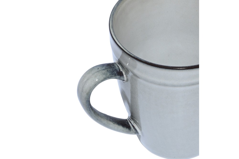 ESTIA ΚΟΥΠΑ ΚΑΦΕ DELINE STONEWARE 480ml DOVE