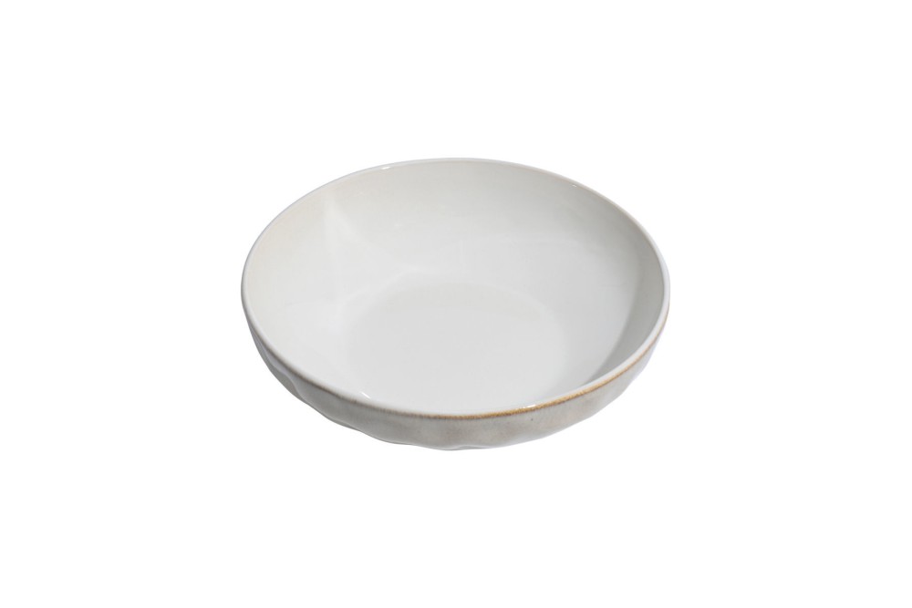 ESTIA ΣΑΛΑΤΙΕΡΑ VIGNETTE STONEWARE 26cm IVORY