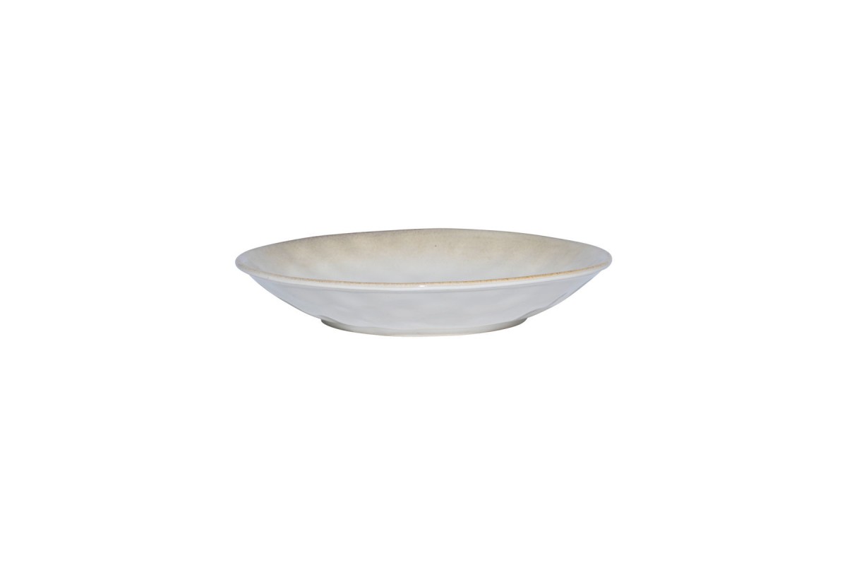 ESTIA ΠΙΑΤΟ ΒΑΘΥ VIGNETTE STONEWARE 23cm IVORY