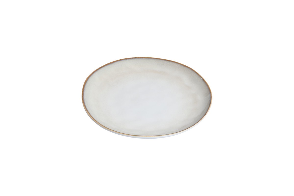 ESTIA ΠΙΑΤΟ ΡΗΧΟ VIGNETTE STONEWARE 21cm IVORY