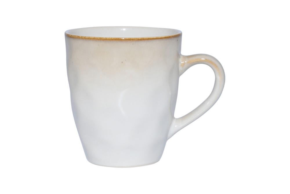 ESTIA ΚΟΥΠΑ ΚΑΦΕ VIGNETTE STONEWARE 400ml IVORY
