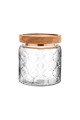 ESTIA ΔΟΧΕΙΟ ΑΠΟΘΗΚΕΥΣΗΣ ALLURE ΓΥΑΛΙΝΟ 500ml 11x10cm ΑΝΑΓΛΥΦΟ