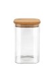 ESTIA ΔΟΧΕΙΟ ΑΠΟΘΗΚΕΥΣΗΣ BAMBOO ESSENTIALS 950ml ΓΥΑΛΙΝΟ ΜΕ ΚΑΠΆΚΙ
